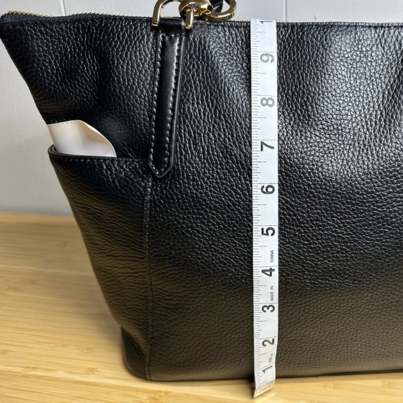 MICHAEL Michael Kors Black and White Leather Tote - Picture 10 of 12